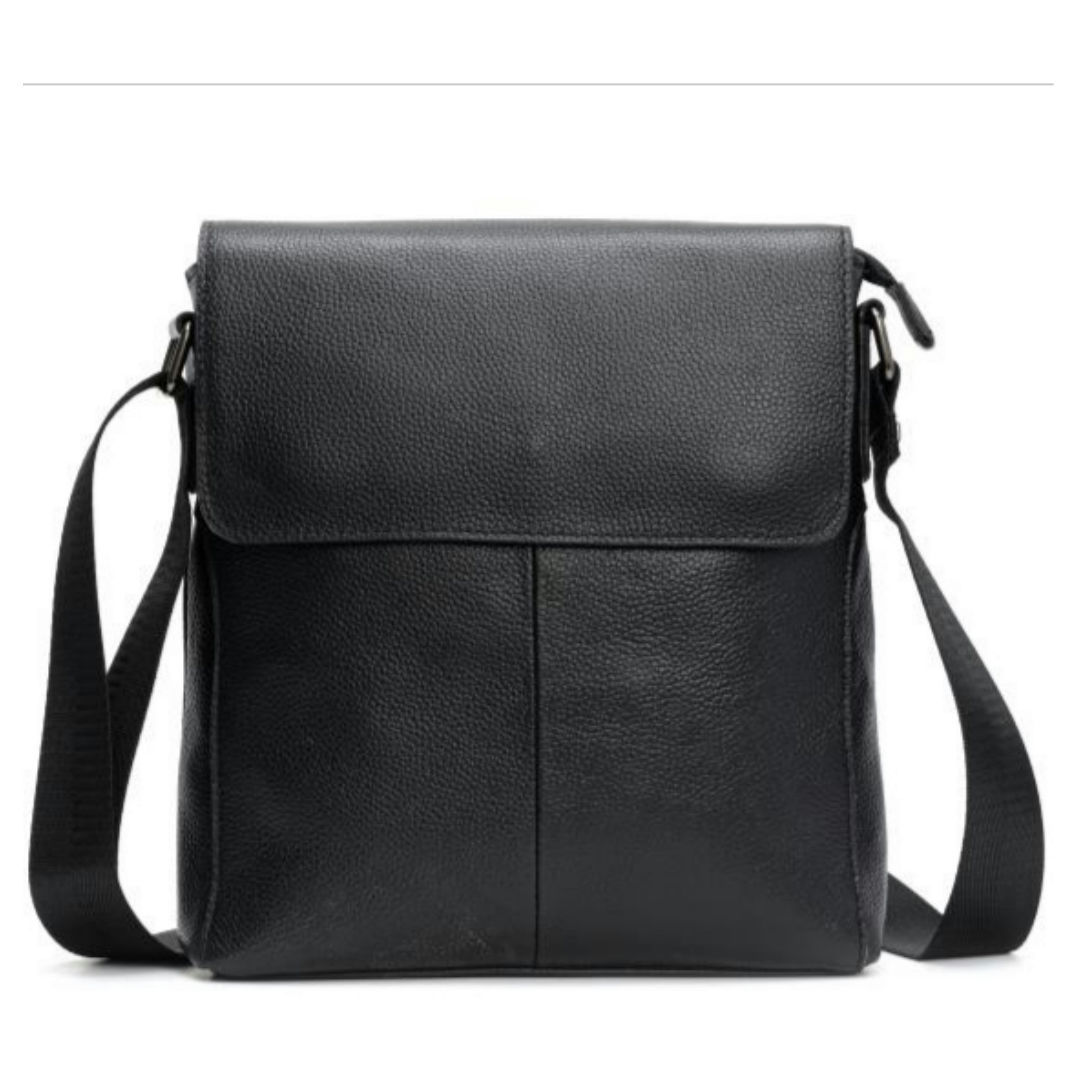 Leather Work Laptop Bag - New Fashion Business Men's Handbags Genuine
