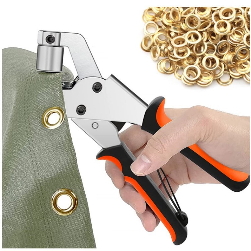 Leatherwork Hand Press - Grommet Tool Kit Grommet Press Punch