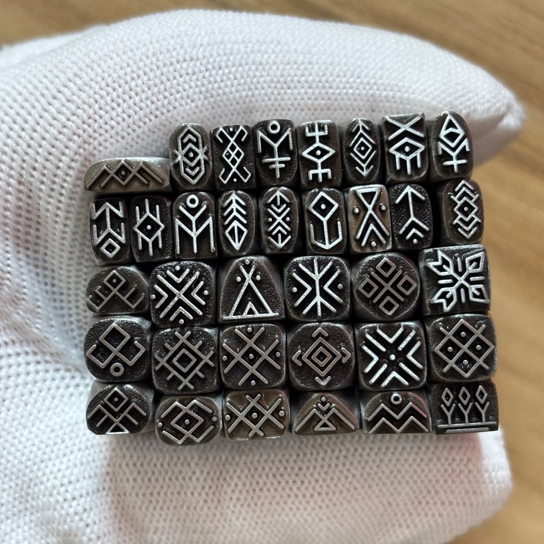 Leatherwork Punch - NO.19-NO.35 Vintage Symbol Logo Metal Stamps