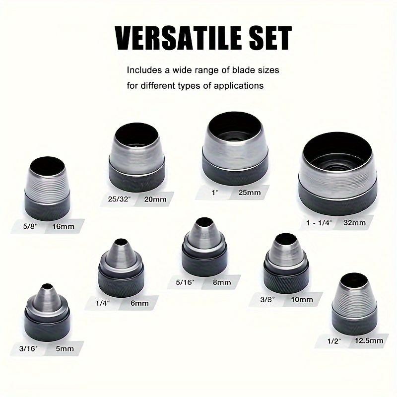 10Pcs Hollow Punch Set Heavy‑D - Leatherwork Punch review and price