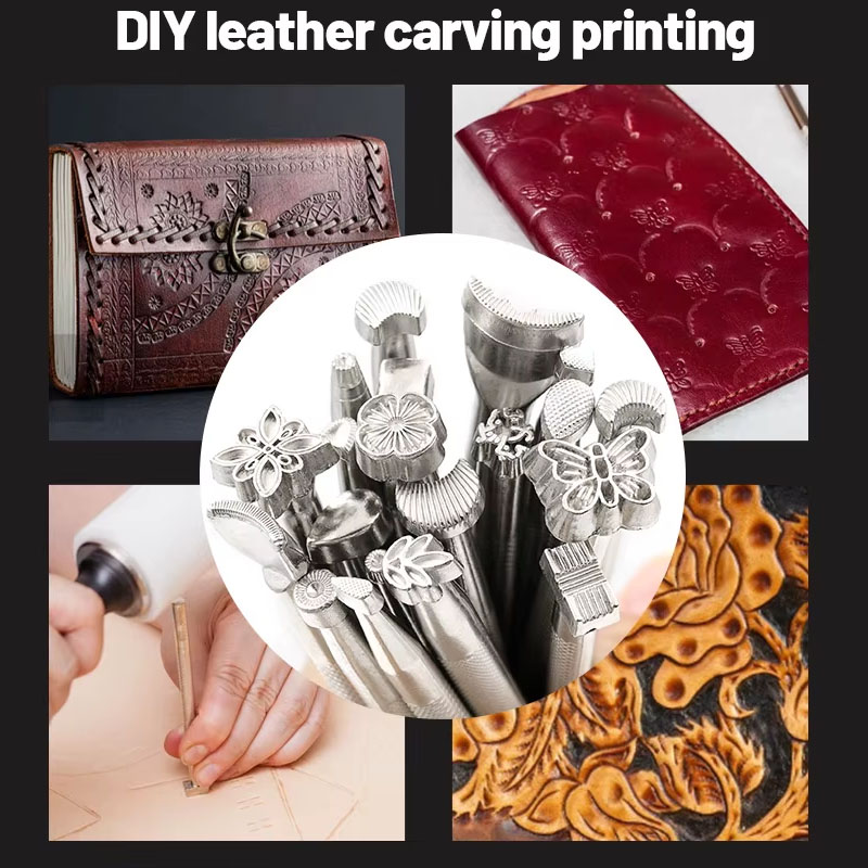 20pcs Leather Seal Carving Too - Leatherwork Punch review and price