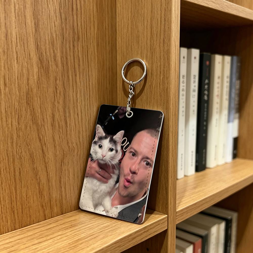 actor J-Joseph Quinn Cat Badge - Leather Work Leather review and price