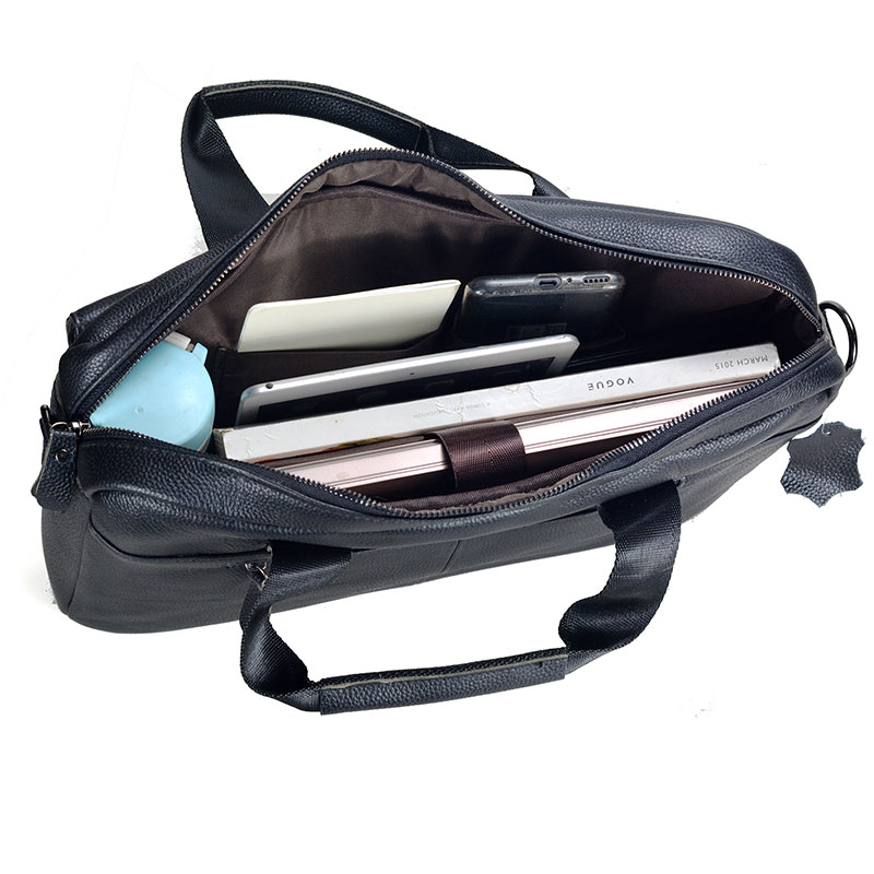 Large Men's Genuine Leather Ha - Leather Work Laptop Bag review and price