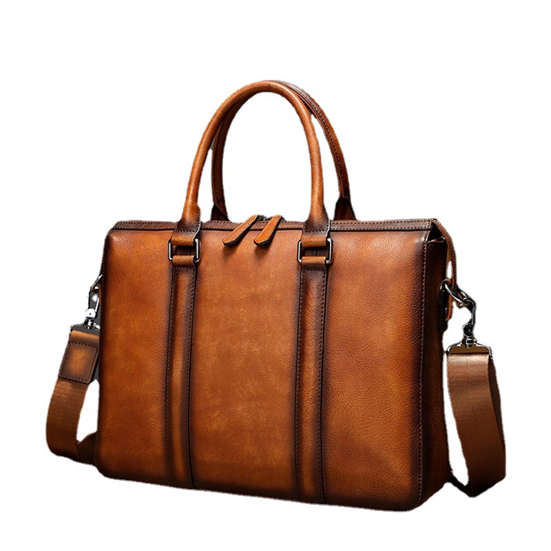 YETTIES Business Top Grain Lea - Leather Work Laptop Bag review and price