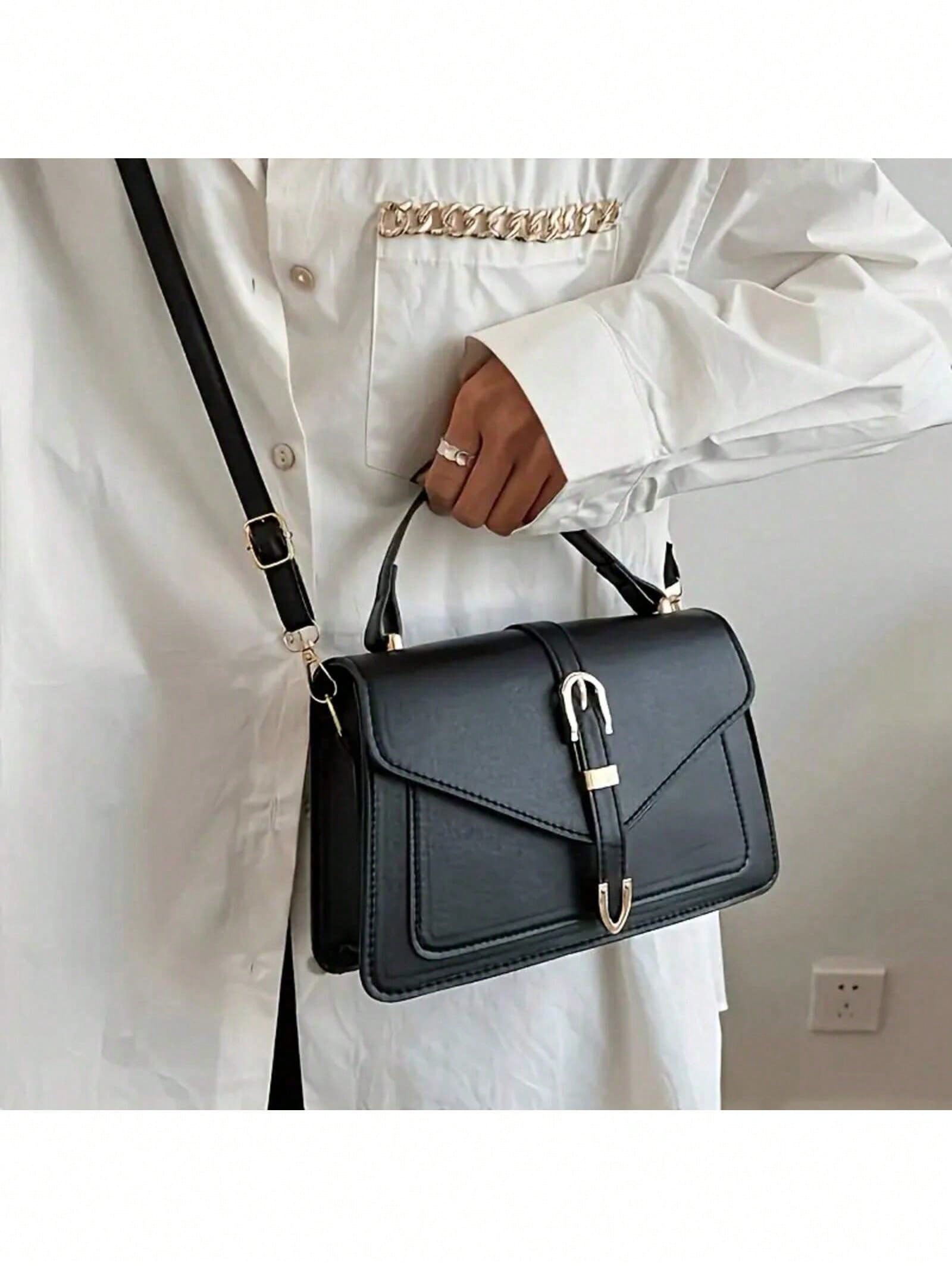 Women PU Leather Handbag Elega - Leather Work Leather review and price