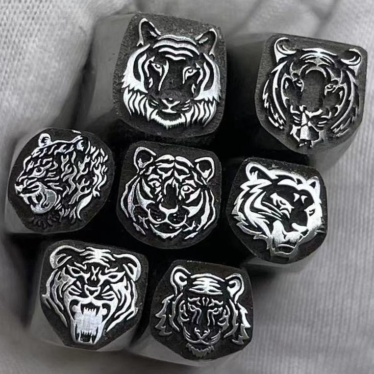 Tiger Head Design Metal Punch  - Leatherwork Punch review and price