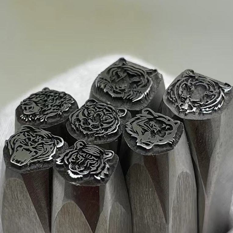Tiger Head Design Metal Punch  - Leatherwork Punch review and price