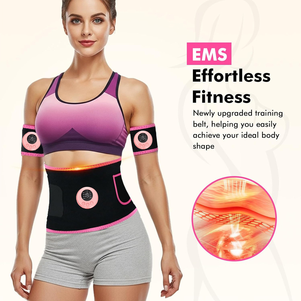 EMS Muscle Stimulator - Ab Tra - Leather Workout Belt review and price