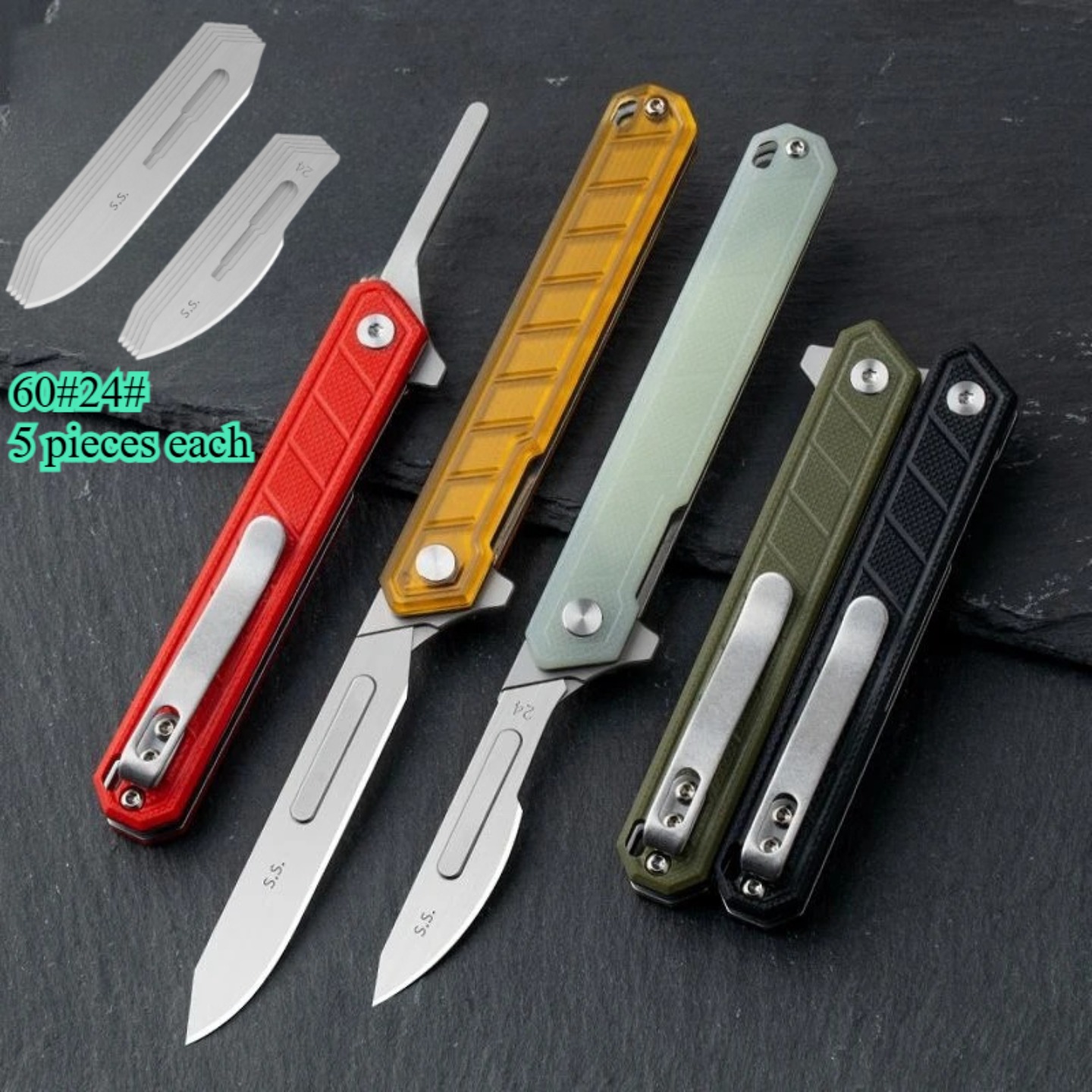 Handcrafted Knife with Replace - Leatherworking Items review and price