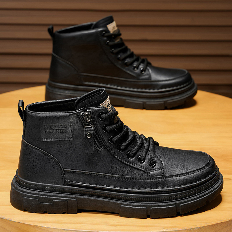 High top boots men's shoes aut - Leatherworking Items review and price