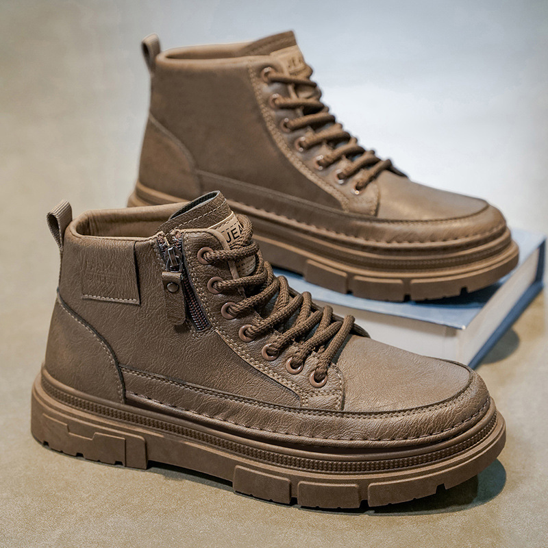 High top boots men's shoes aut - Leatherworking Items review and price