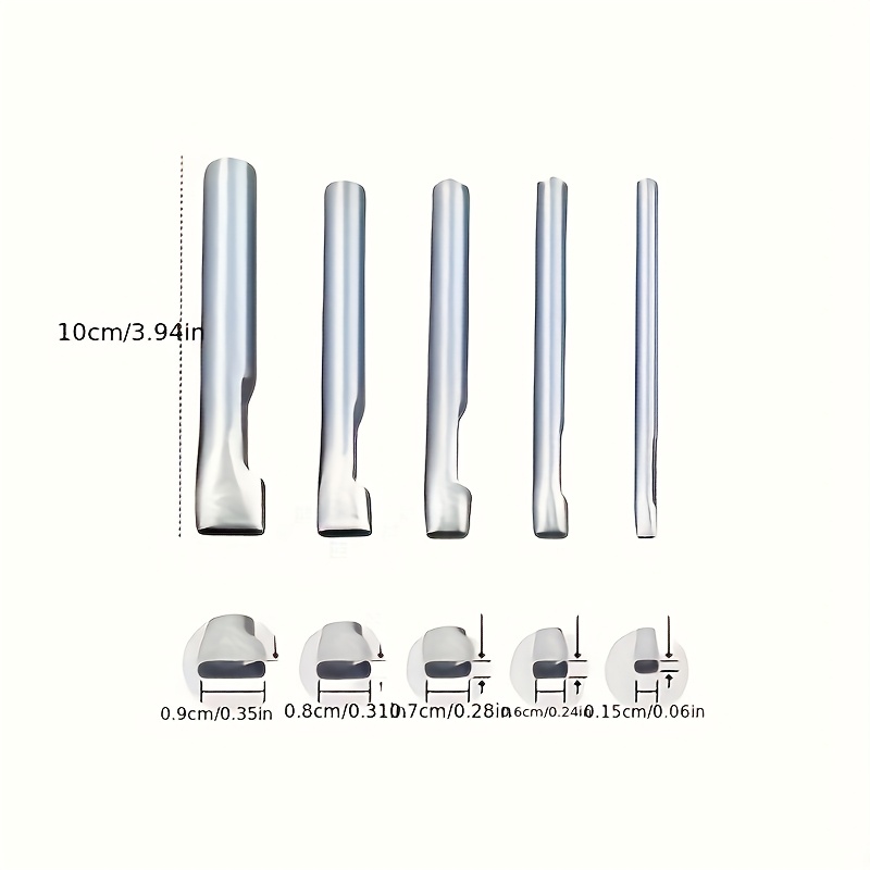 5pcs Leather Oblong Belt Hole  - Leatherwork Punch review and price