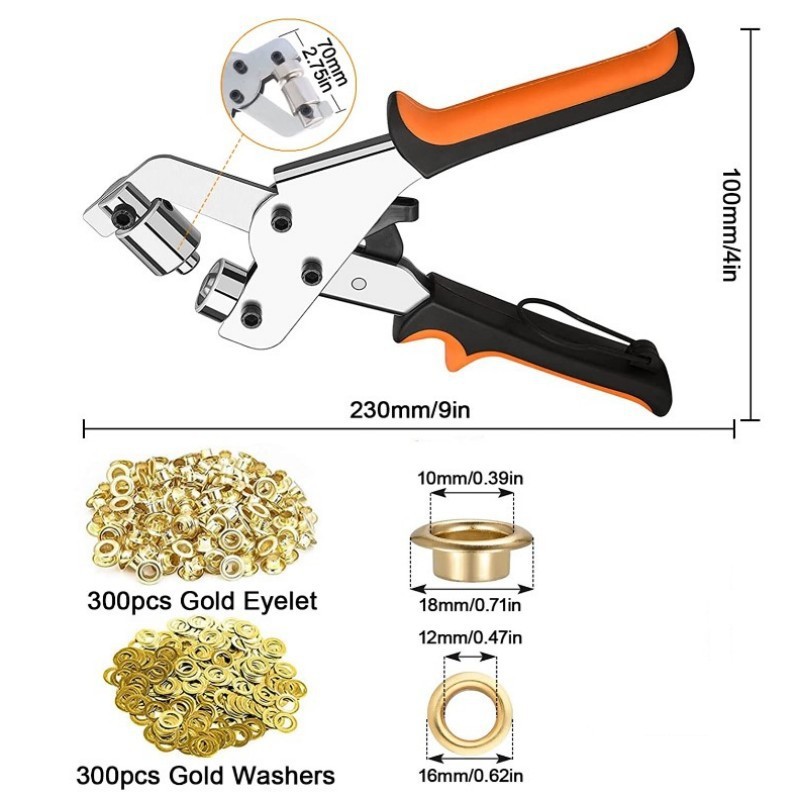 Grommet Tool Kit Grommet Press - Leatherwork Hand Press review and price