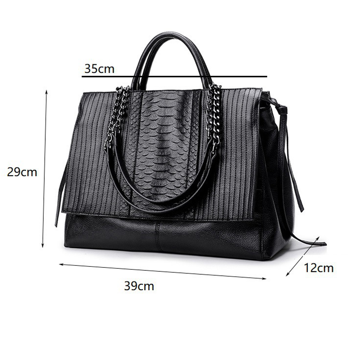Elegant Tote Bag With Zipper,  - Leather Work Laptop Bag review and price