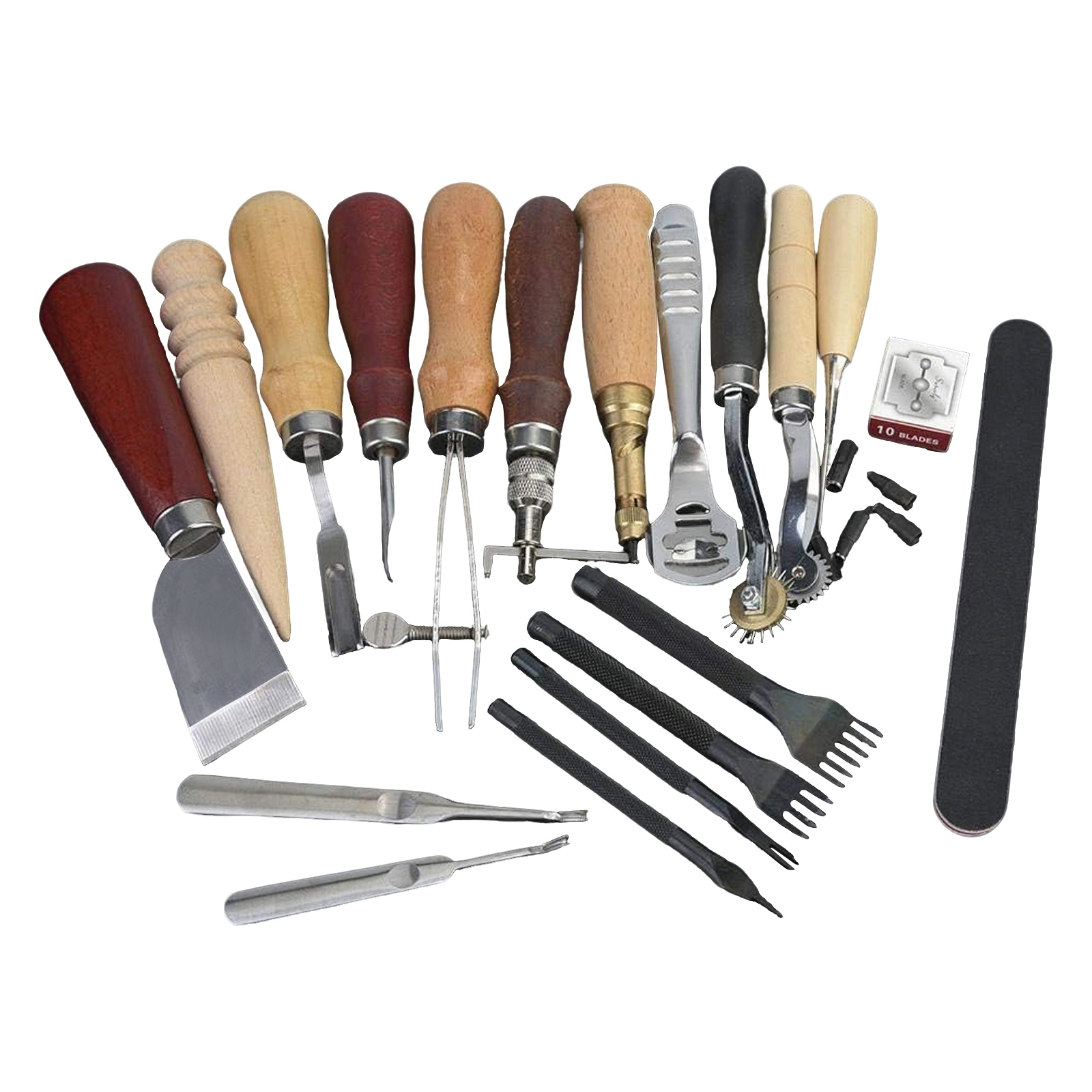Leather Tools, 19 Pcs Leather  - Leatherwork Punch review and price